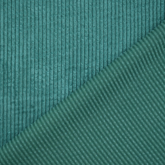 Corduroy effen, lichtpetrol