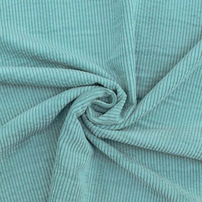 Corduroy effen, hemelsblauw