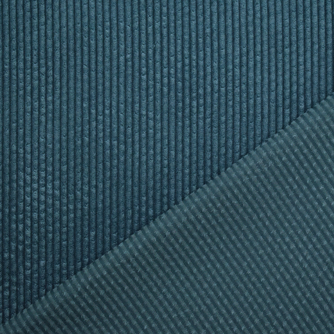 Corduroy effen, petrol