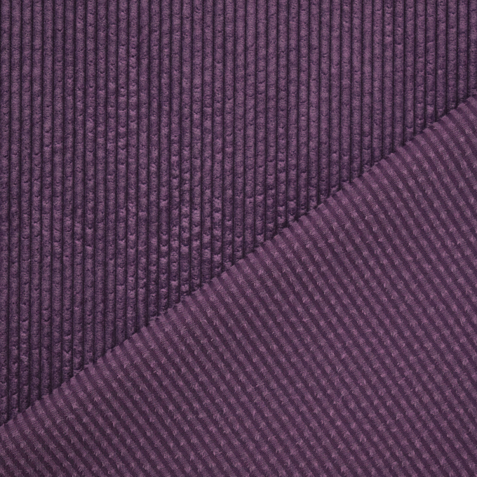 Corduroy effen, donker roodpaars
