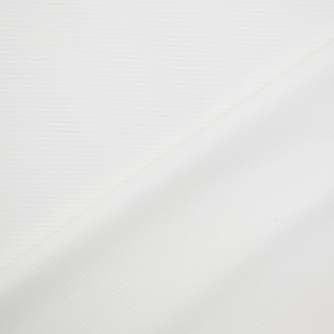 Tissu jersey velours côtelé à côtes fines, blanc cassé