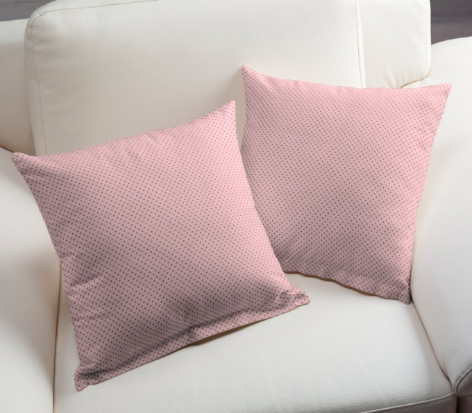Cretonne Tupfen rosa, pink