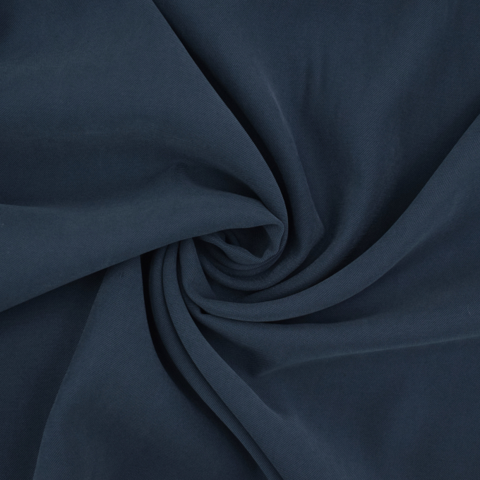 Cupro twill Pia, dark blue