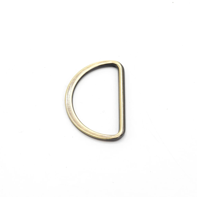 D-ring 38 mm, old gold