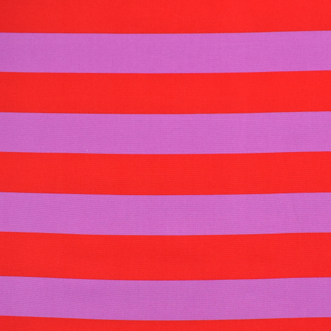 Decoratiestof Canvas blokstrepen, rood
