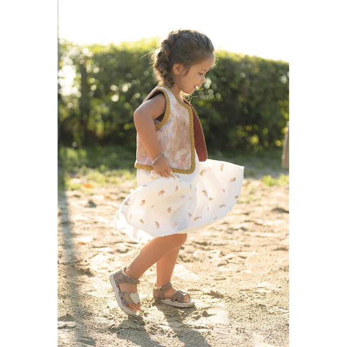Decoratiestof Canvas Marmer Poppy , rosé