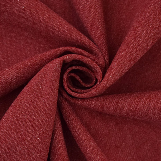 Decoratiestof Canvas gemêleerd, rood