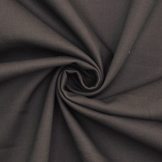 Tissu déco toile canvas uni, taupe