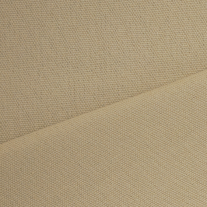 Tissu déco toile canvas uni, beige foncé