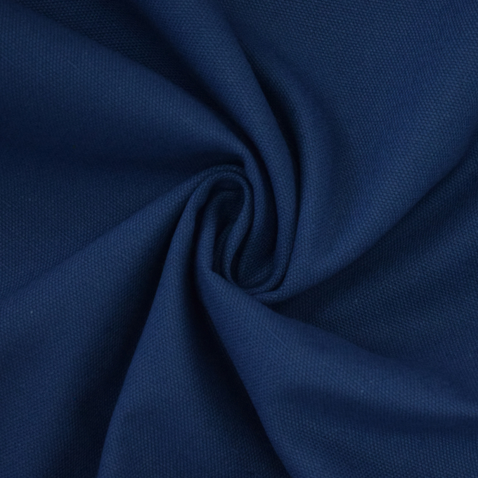 Decoratiestof Canvas uni, donkerblauw