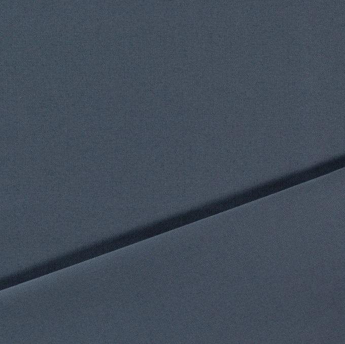 Tissu déco toile canvas uni, bleu denim