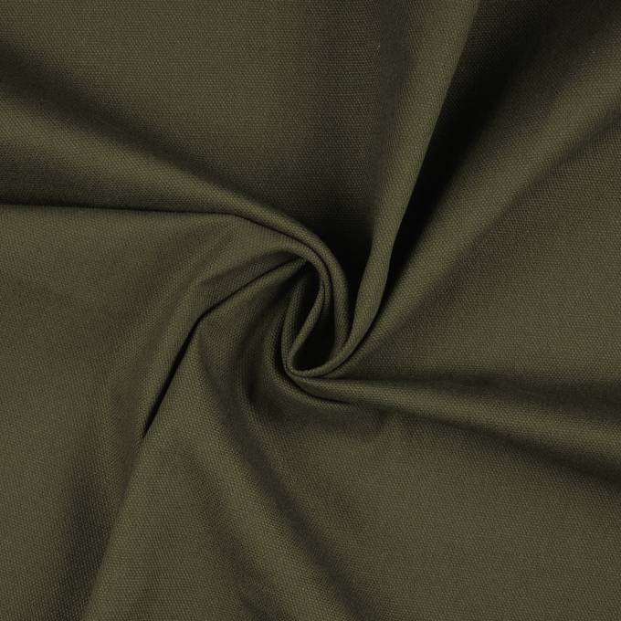 Decoratiestof Canvas uni, kaki