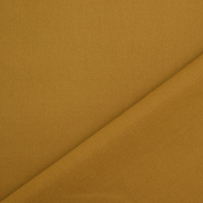 Tissu déco toile canvas uni, moutarde