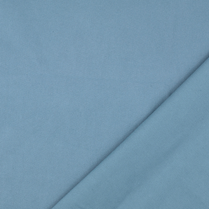 Tissu déco toile canvas uni, bleu pigeon