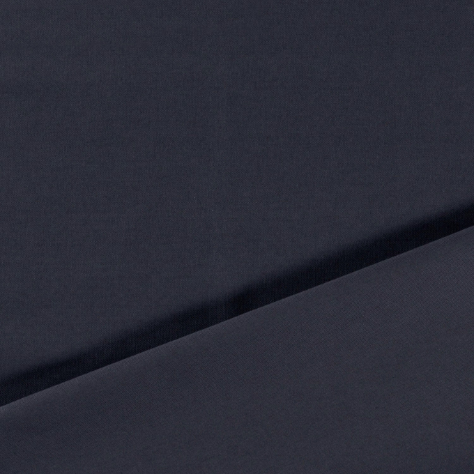 Tissu déco toile canvas uni, bleu profond