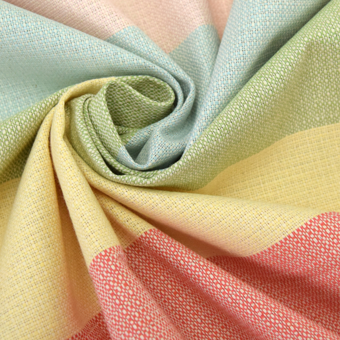 Decoratiestof Dobby Stripes, roze