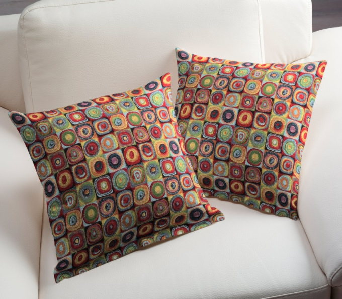Decoration fabric Gobelin Colorful Circles