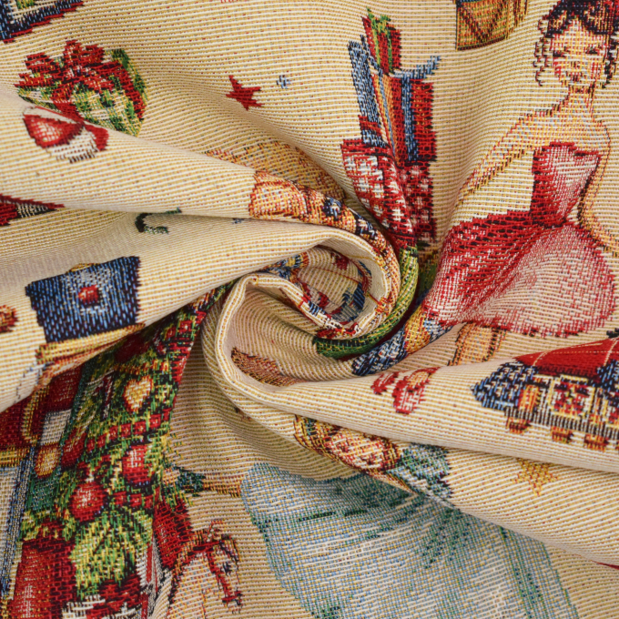 Tissu déco gobelin Christmas Fairytale