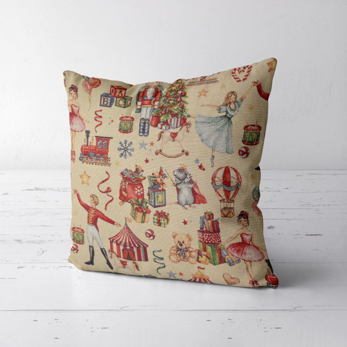 Tissu déco gobelin Christmas Fairytale