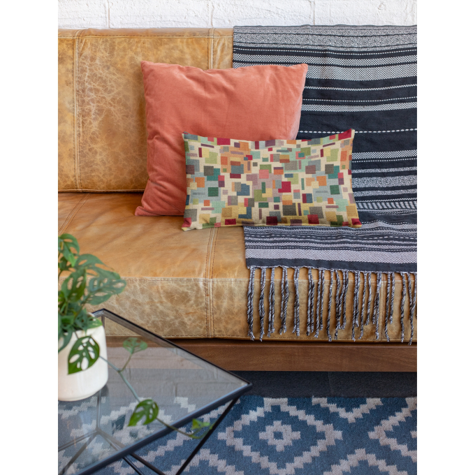 Decoratiestof Gobelin Colorful Blocks