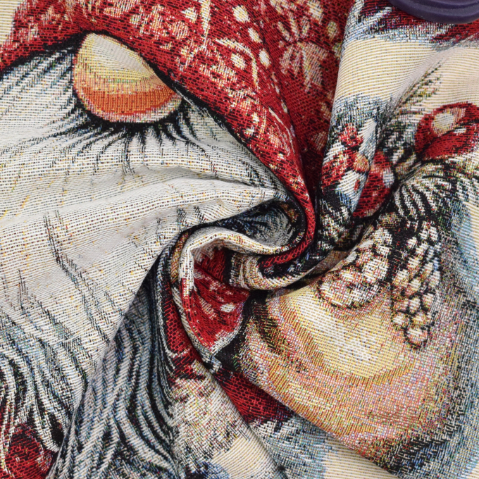 Dekostoff Gobelinstoff Happy Gnome Panel, 46 x 46 cm