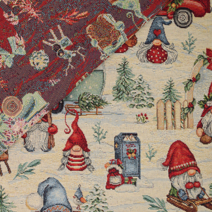 Dekostoff Gobelinstoff Jolly Holiday