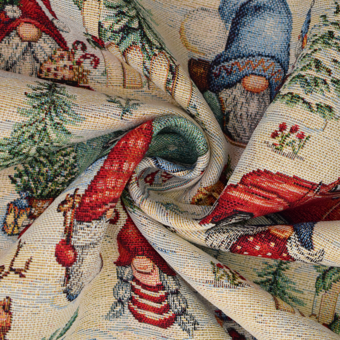 Dekostoff Gobelinstoff Jolly Holiday