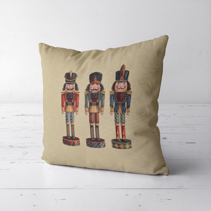 Dekostoff Gobelinstoff Nutcracker Panel, 46 x 46 cm