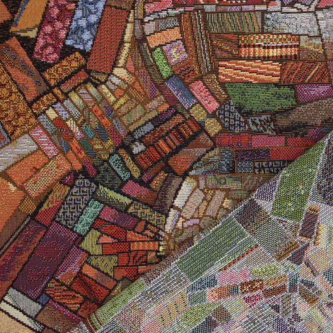 Dekostoff Gobelinstoff Panel African Woman, 46 x 46 cm