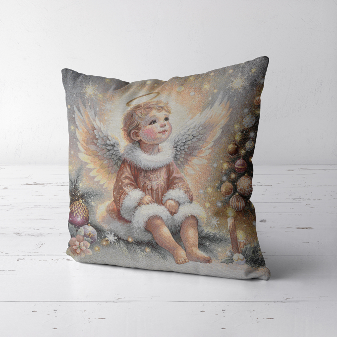 Dekostoff Gobelinstoff Panel Little Angel, 46 x 46 cm