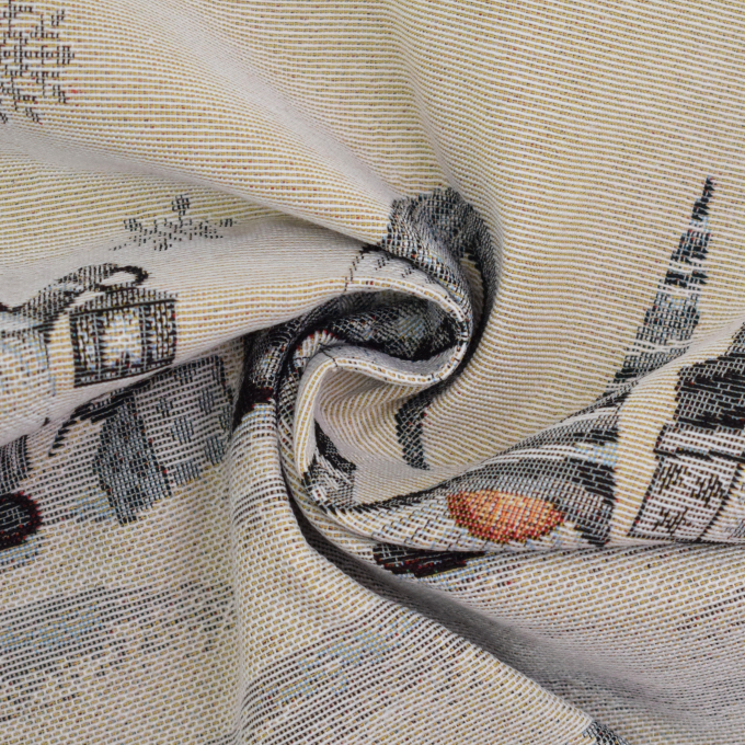Decoration fabric Gobelin panel Little Gnomes, 46 x 46 cm