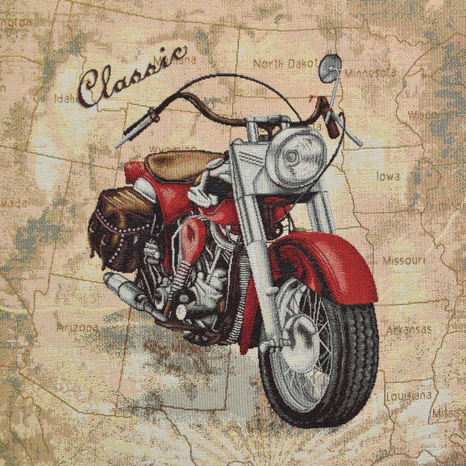 Decoratiestof Gobelin paneel motor, 46 x 46 cm