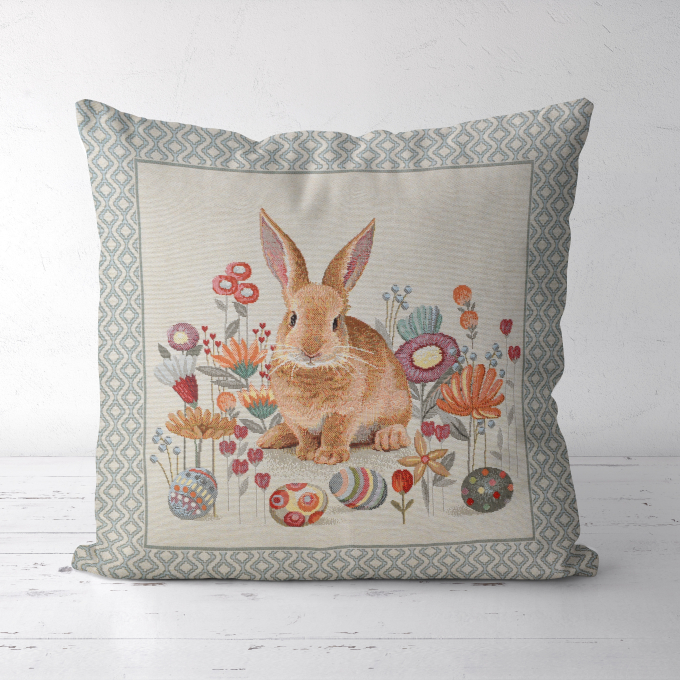 Decoratiestof Gobelin paneel Paastijd, 46 x 46 cm