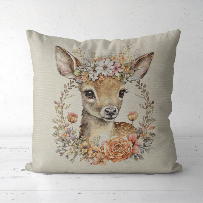 Decoratiestof Gobelin paneel fawn, 46 x 46 cm
