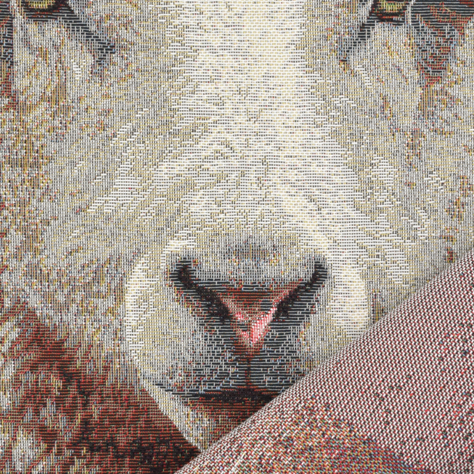 Decoratiestof Gobelin Fancy paneel schapen, 46 x 46 cm