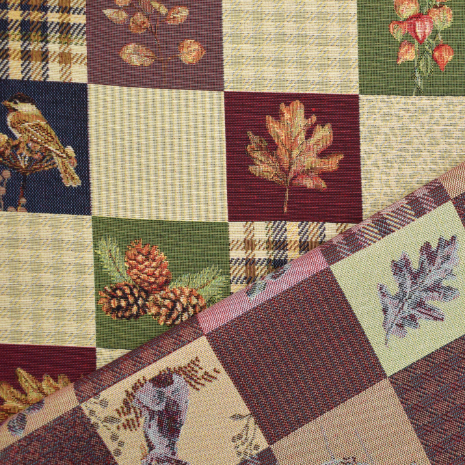 Dekostoff Gobelinstoff Rustic Nature, creme