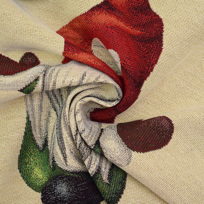 Dekostoff Gobelinstoff Tomte joyful Wishes Panel, 46 x 46 cm