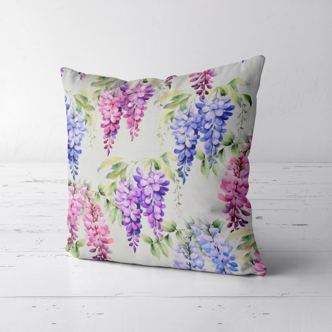 Decoration fabric half panama Wisteria, naturel