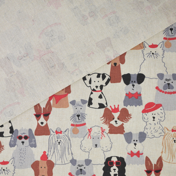 Dekostoff Halbpanama Hunde