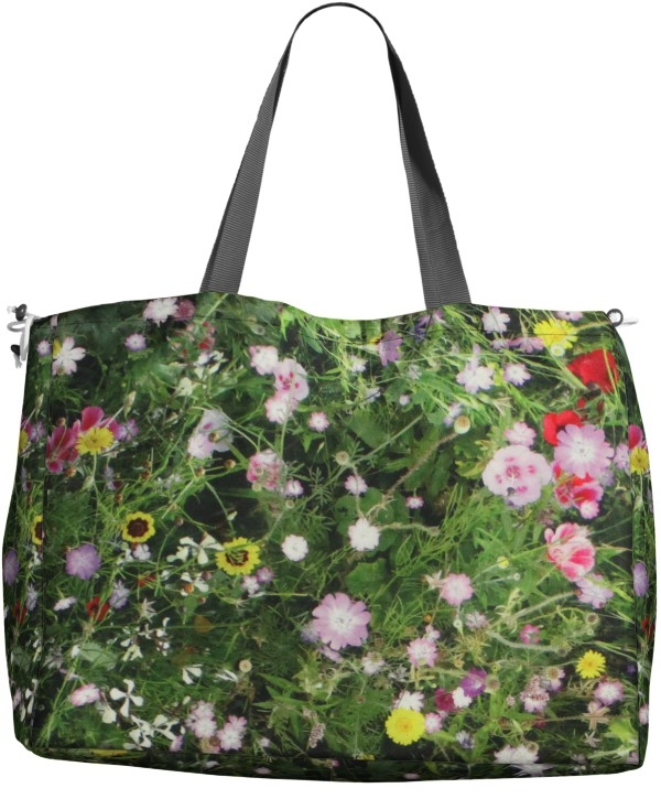 Tissu déco semi panama fleurs des champs Spring Wildflowers, impression numérique