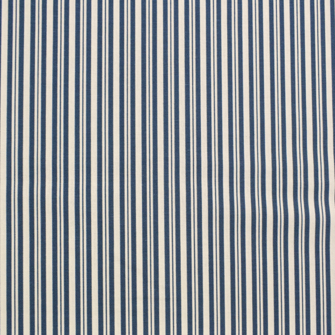 Tissu déco semi panama à rayures Stripe Scene, blanc cassé