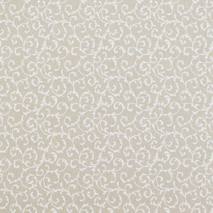 Decoratiestof half panama Tendrils, beige