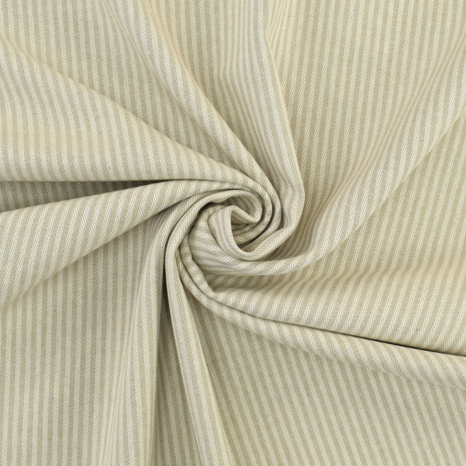 Decoratiestof Jacquard doubleface dobby stripes, zandkleurig