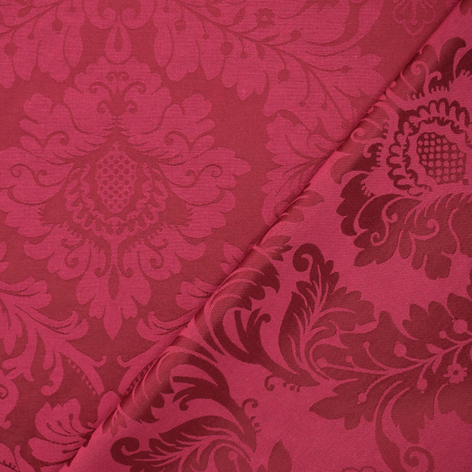 Decoration fabric Jacquard Trento, 280 cm, bordeaux