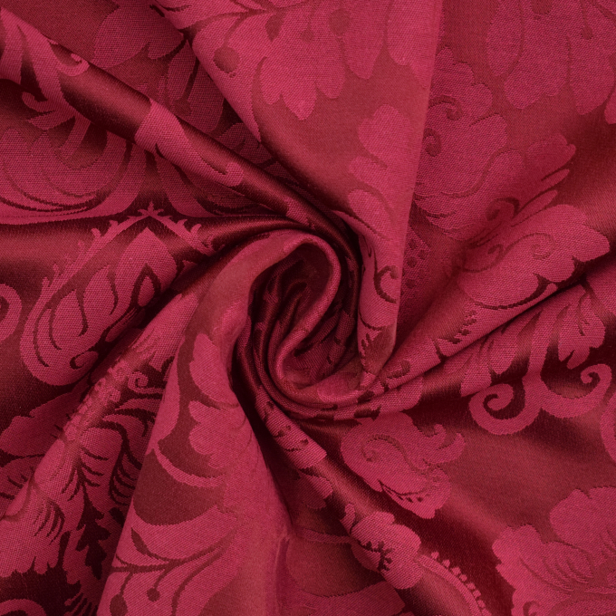 Decoration fabric Jacquard Trento, 280 cm, bordeaux