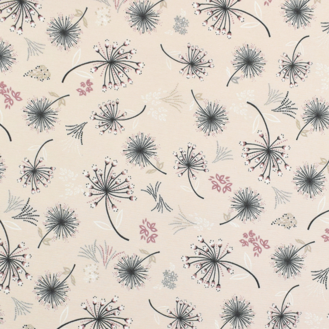 Decoratiestof Ottoman Dandelions, beige