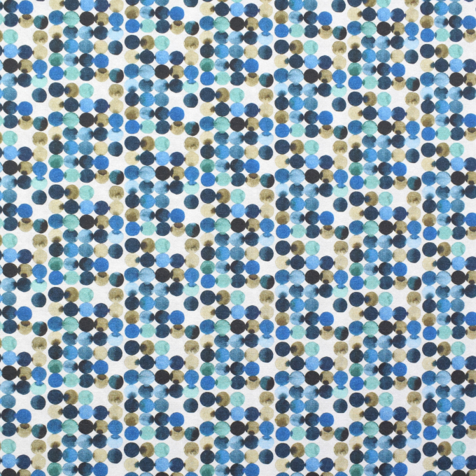 Decoratiestof Ottoman Little Dots, blauw