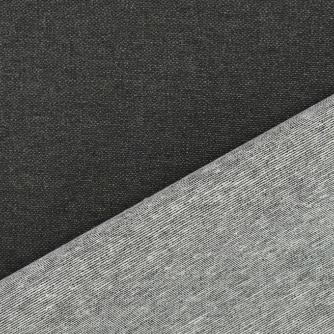 Tissu déco ottoman, gris foncé chiné