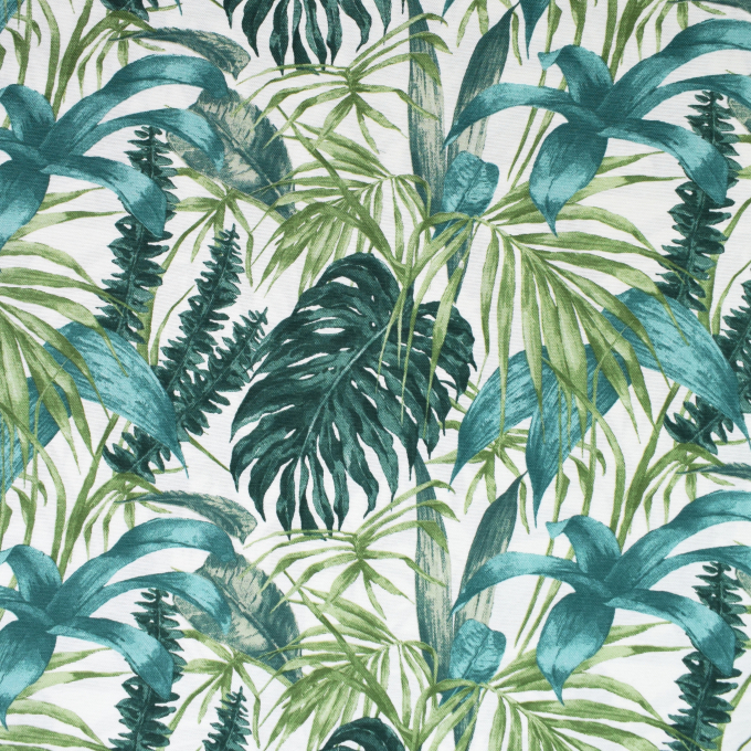Tissu déco ottoman Feuilles tropicales Tropic Leaves