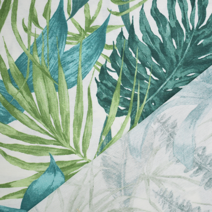 Tissu déco ottoman Feuilles tropicales Tropic Leaves